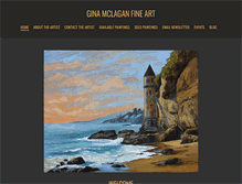 Tablet Screenshot of ginamclagan.com
